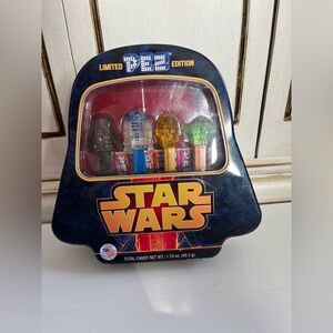 NIB Star Wars Limited Edition Pez 2015 In Darth Vader Shaped Tin Box Collectible